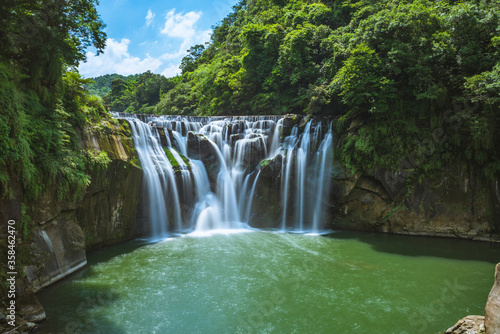 Shifen Waterfall in new taipei city, taiwan photo