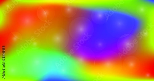 Multicolor rainbow vector abstract blurred background. Vectpr illustration with gradient. Applicable for web design, mobile app, banners, posters and other.