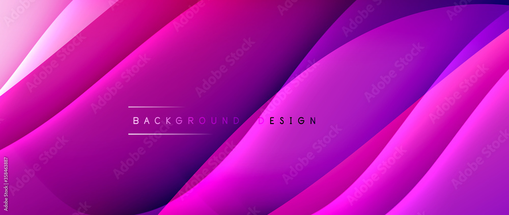 Fluid gradient waves with shadow lines and glowing light effect, modern flowing motion abstract background for cover, placards, poster, banner or flyer Fluid gradient waves with shadow lines and glowing light effect, modern flowing motion abstract background for cover, placards, poster, banner or flyer