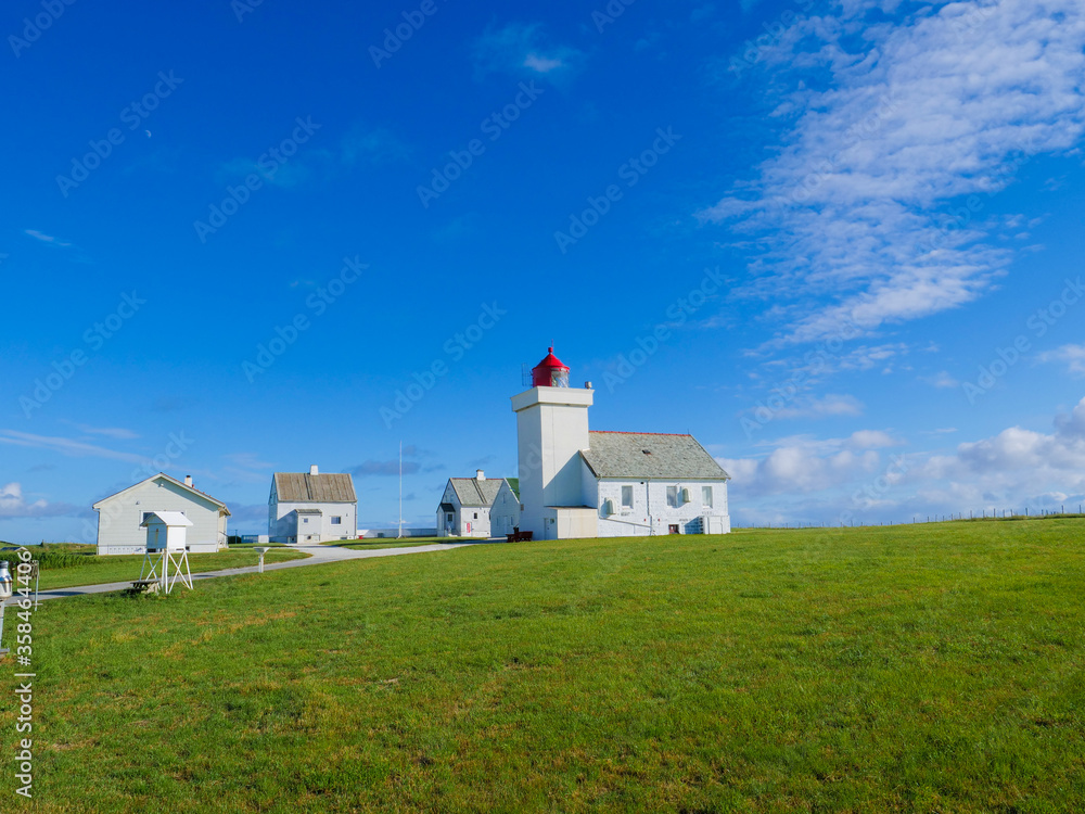 Obrestad lighthouse in Norway. Obrestad lighthouse in Norway.