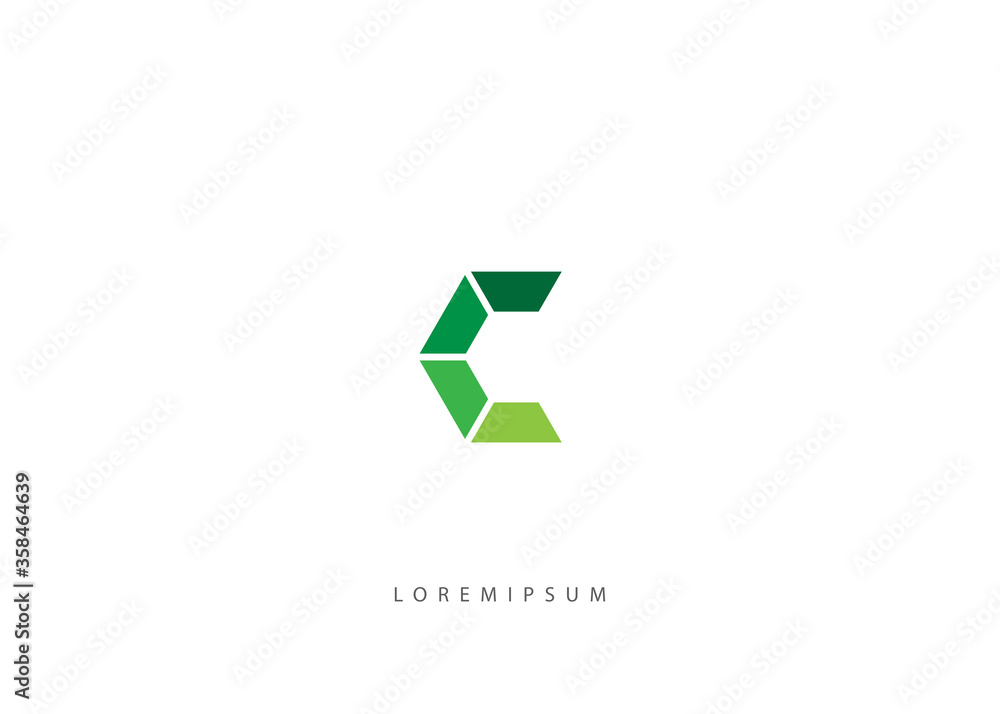 Initial C logo design with geometric style Inspiration, Letter C modern icon vector. Initial C logo design with geometric style Inspiration, Letter C modern icon vector.