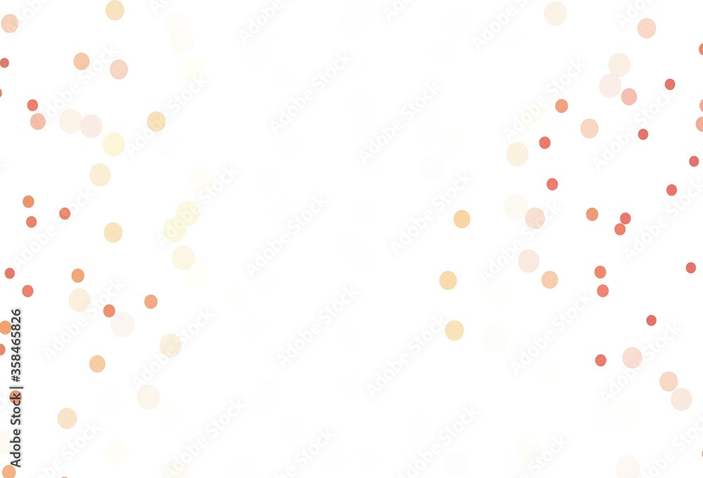 Light Orange vector background with beautiful snowflakes. Light Orange vector background with beautiful snowflakes.