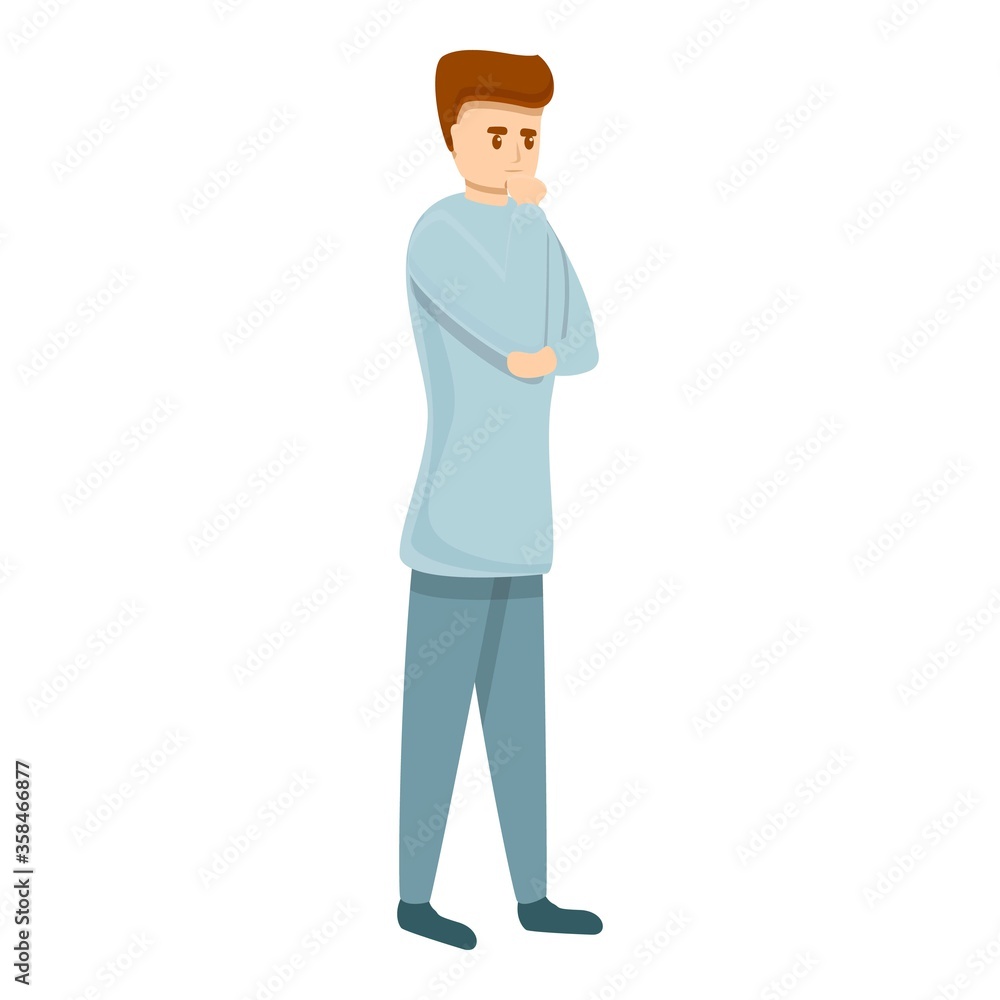 Clinic cardiologist icon. Cartoon of clinic cardiologist vector icon for web design isolated on white background Clinic cardiologist icon. Cartoon of clinic cardiologist vector icon for web design isolated on white background