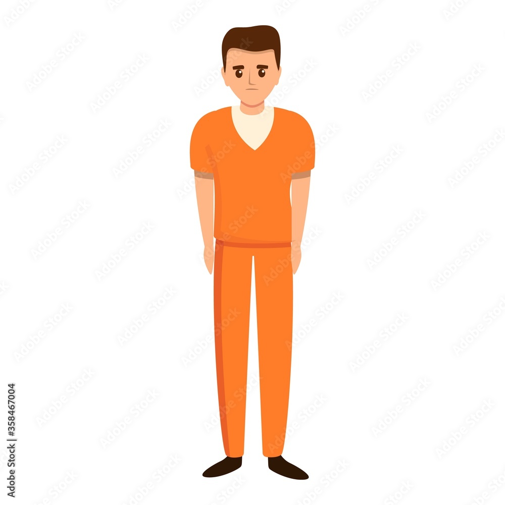 Prison icon. Cartoon of prison vector icon for web design isolated on white background