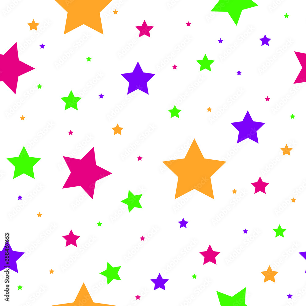 seamless pattern beautiful colorful stars seamless pattern beautiful colorful stars