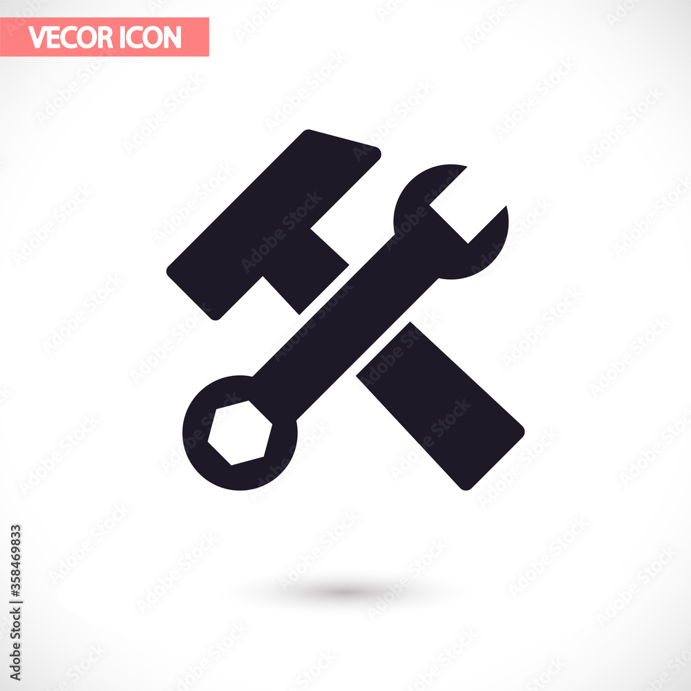 Tool vector icon , lorem ipsum Flat design Tool vector icon , lorem ipsum Flat design