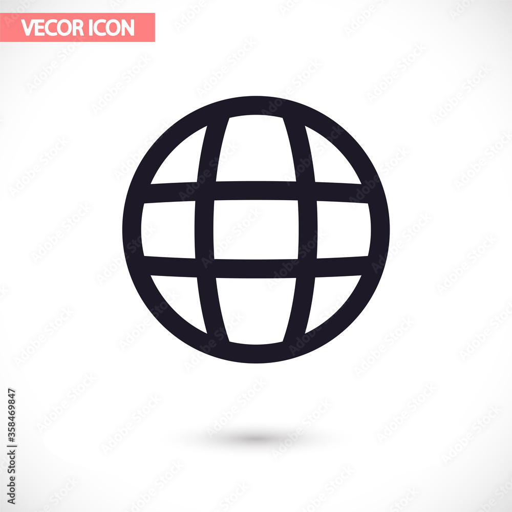 Planet vector icon , lorem ipsum Flat design Planet vector icon , lorem ipsum Flat design