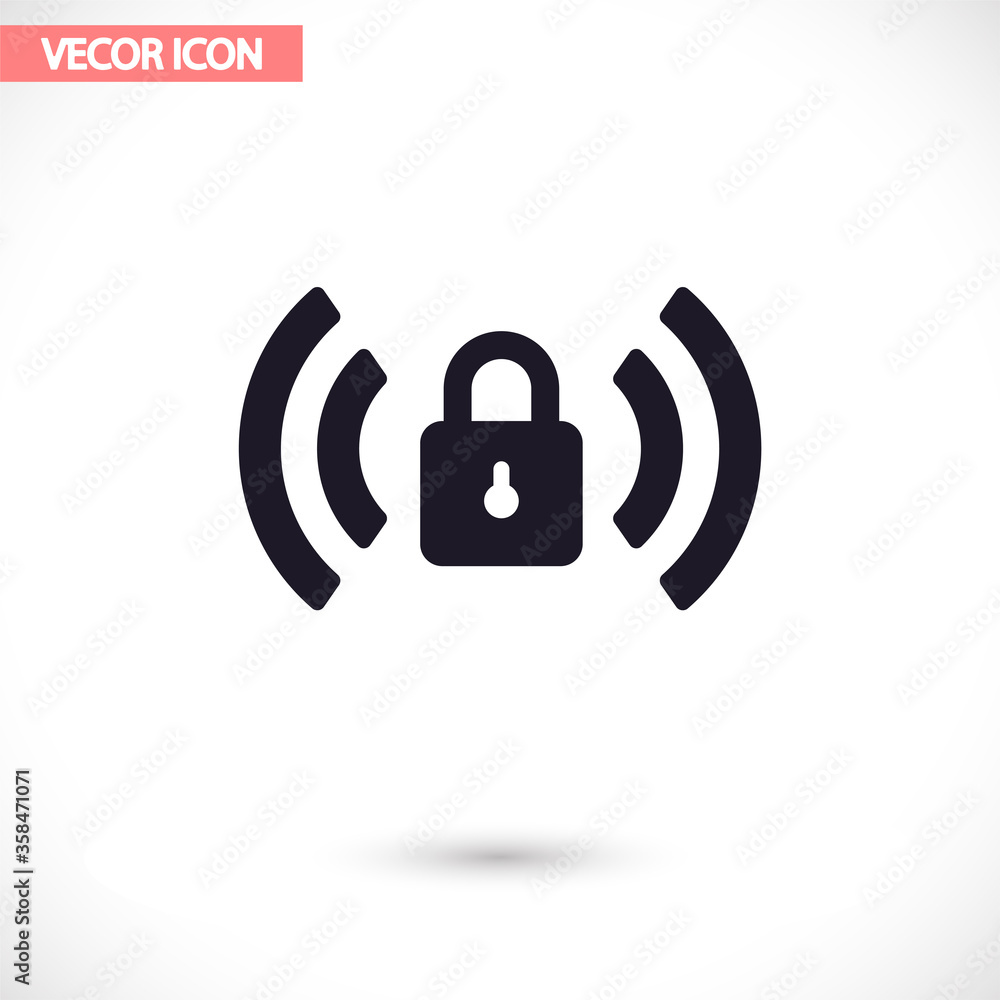 Wi fi password vector icon , lorem ipsum Flat design Wi fi password vector icon , lorem ipsum Flat design