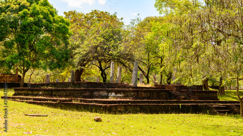 Archaelogical remains of the Ancient City of Polonnaruwa, Sri Lanka.  World Heritage Site
