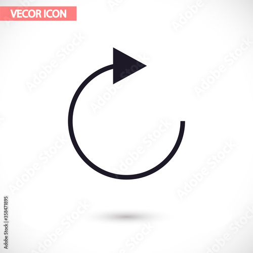 Update vector icon , lorem ipsum Flat design
