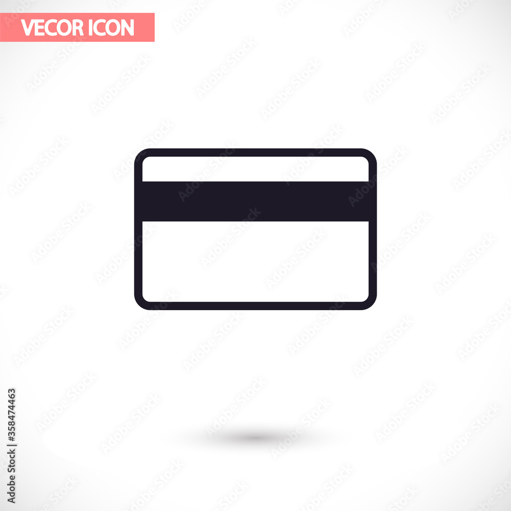 Credit card icon , lorem ipsum Flat design Credit card icon , lorem ipsum Flat design