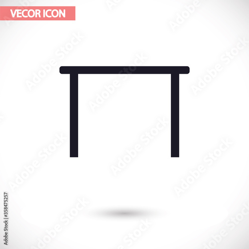 Tableicon vector icon , lorem ipsum Flat design