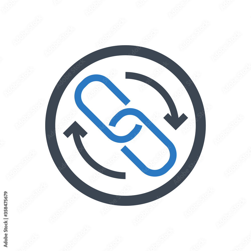 Backlinks Related Vector Glyph Icon. Isolated on White Background. Vector Illustration. Backlinks Related Vector Glyph Icon. Isolated on White Background. Vector Illustration.
