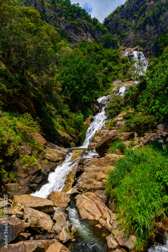 Rawana water fall of Sri Lanka