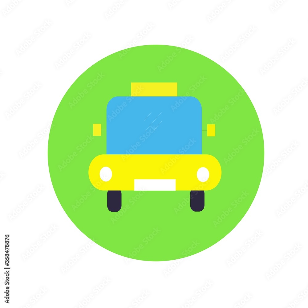 vector illustration of a taxi vector illustration of a taxi