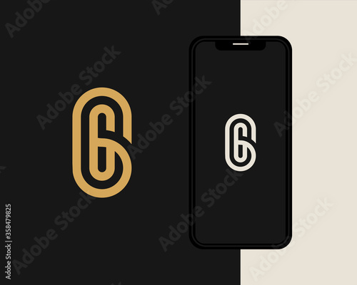 Letter G G logo design. creative minimal monochrome monogram symbol. Universal elegant vector emblem. Premium business logotype. Graphic alphabet symbol for corporate identity