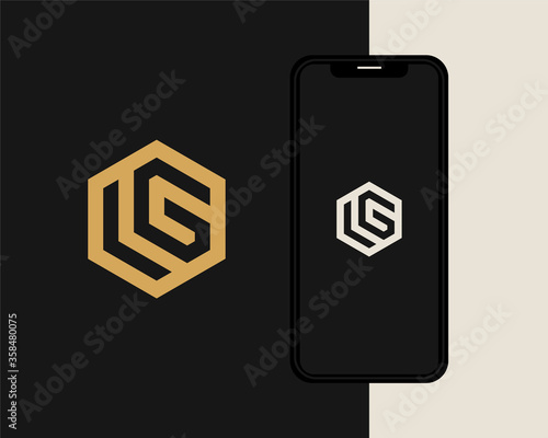 Letter L G logo design. creative minimal monochrome monogram symbol. Universal elegant vector emblem. Premium business logotype. Graphic alphabet symbol for corporate identity