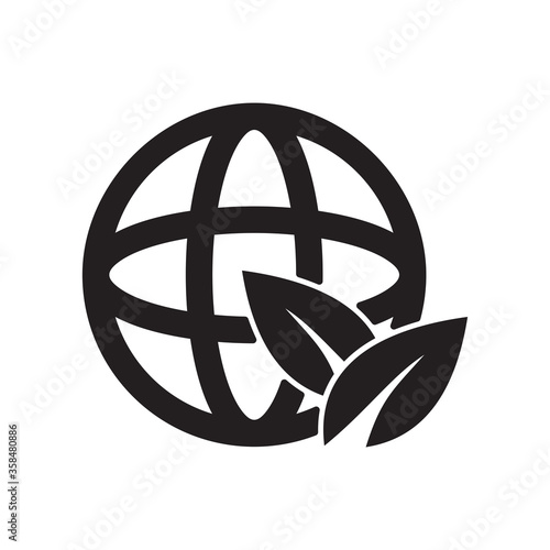 ecology icon, nature icon vector