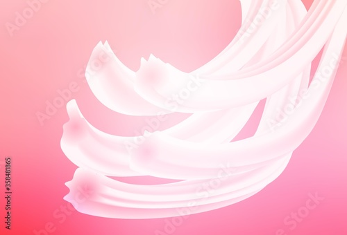 Light Pink, Yellow vector abstract layout.