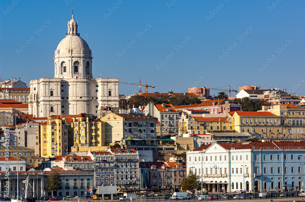 National Pantheon and Alfama from Tagus River