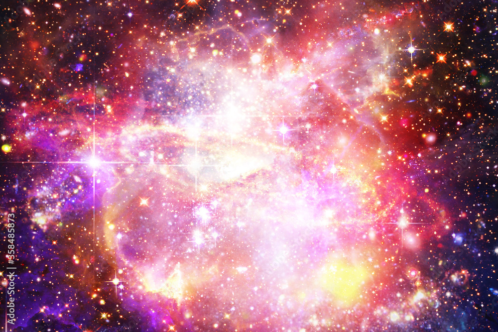 Colorful starry outer space background. The elements of this image furnished by NASA. Colorful starry outer space background. The elements of this image furnished by NASA.