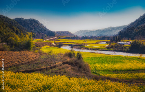 landscape with mountains