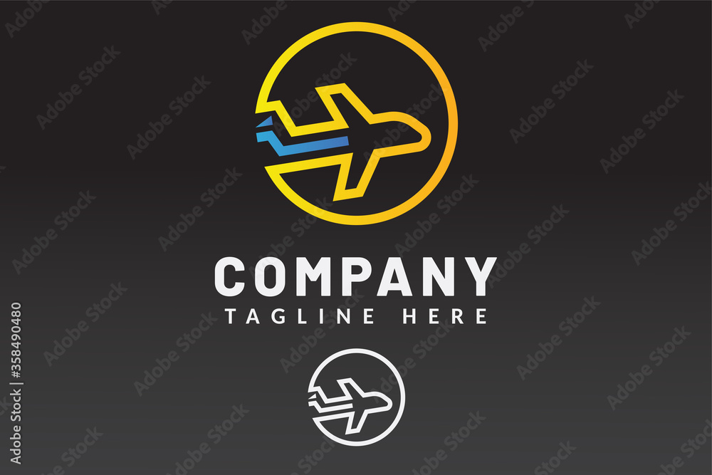 Logistic Icon Logo Template For Delivery brand and service delivery company Logistic Icon Logo Template For Delivery brand and service delivery company