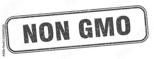 non gmo stamp. non gmo square grunge sign. label