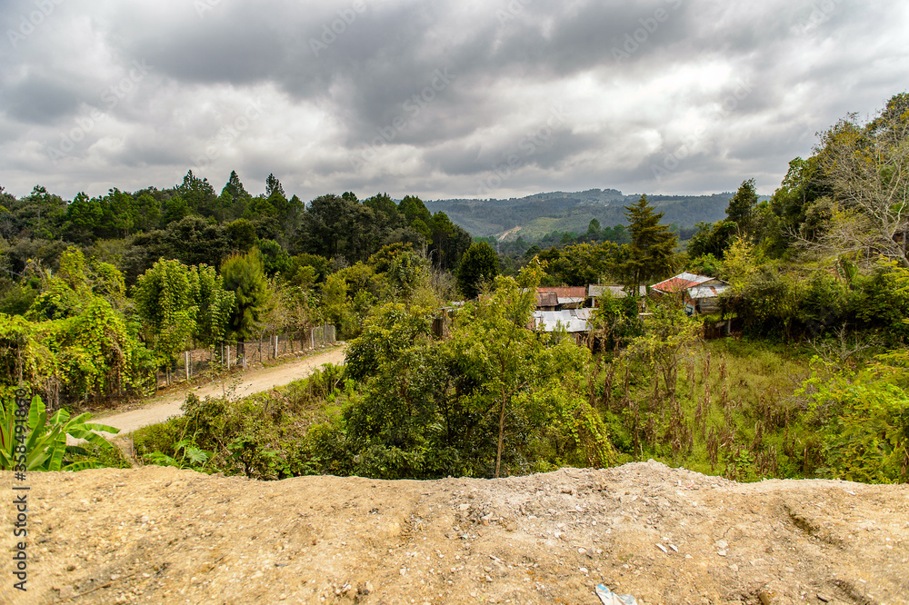Architrecture and nature of the One of the maya villages in Chiapas state of Mexico. Architrecture and nature of the One of the maya villages in Chiapas state of Mexico.