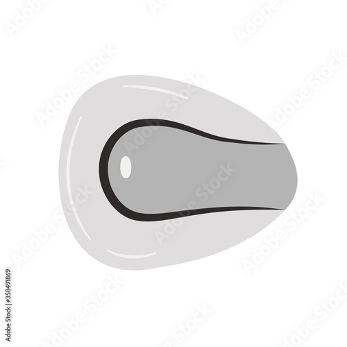 Medical bedpan icon vector on white background. Hospital bedpan trendy symbol, logo illustration in flat style. Can be used for advertising, print and web.