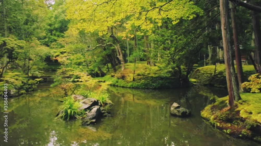 Japanese Zen Garden. The garden comes into focus and then pans to reveal. There is so much delicate beauty in this garden. Japanese Zen Garden. The garden comes into focus and then pans to reveal. There is so much delicate beauty in this garden.