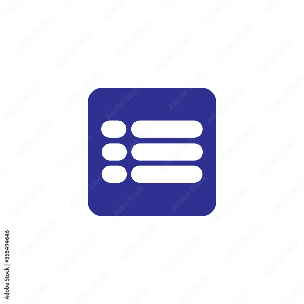 menu icon vector menu icon vector
