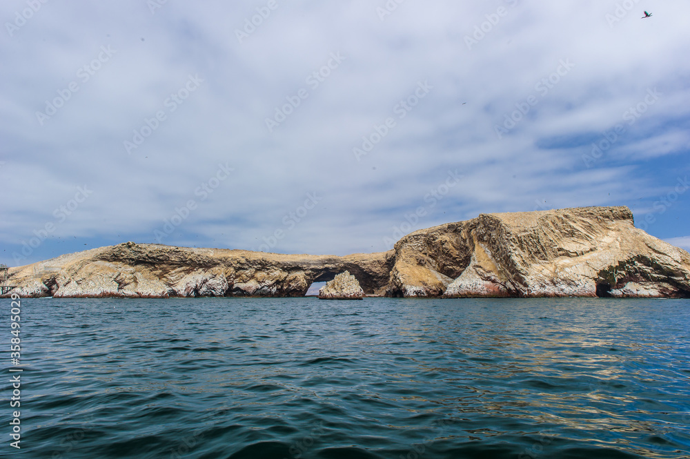 It's Beautiful rocks of Ballestas Islands, Peru