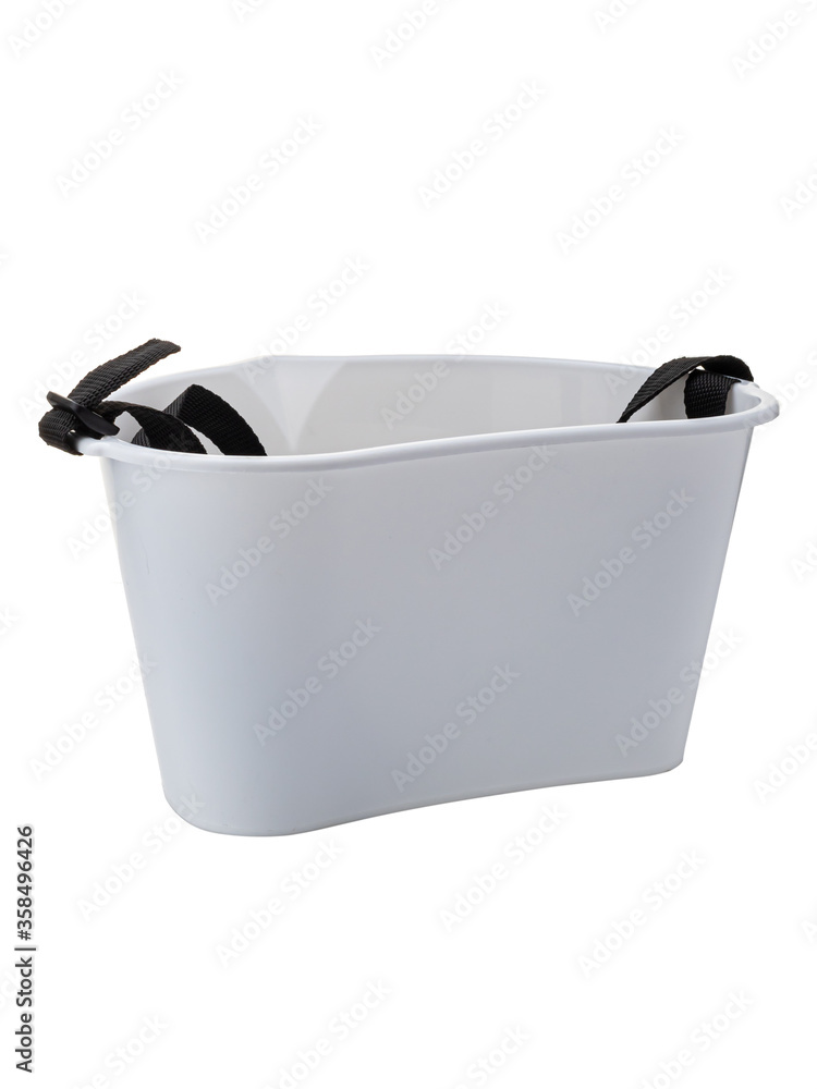 white plastic bucket with soft handle white plastic bucket with soft handle