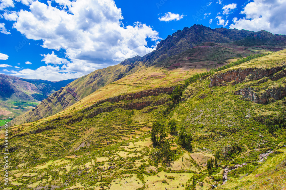 It's Landscape of the nature of Peru mountains