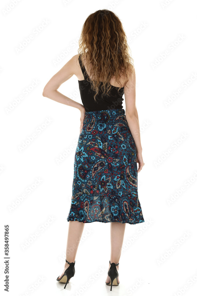 Fototapeta premium women dress shoot in studio