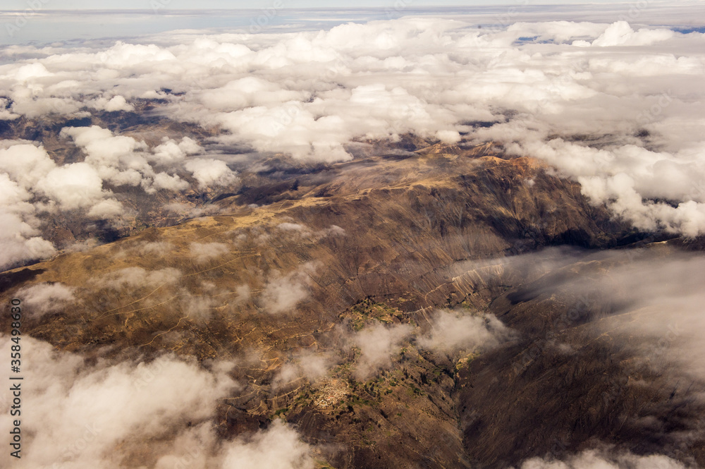 It's Clouds and mountains of Peru