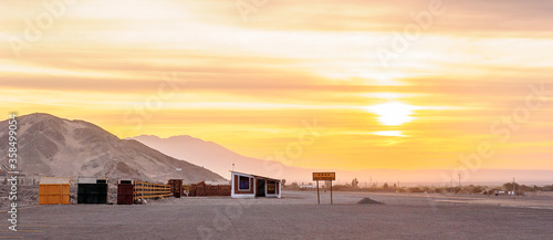 Sunset in Peru