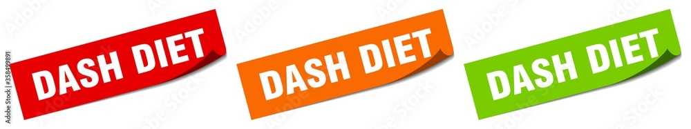 dash diet sticker. dash diet square isolated sign. dash diet label dash diet sticker. dash diet square isolated sign. dash diet label