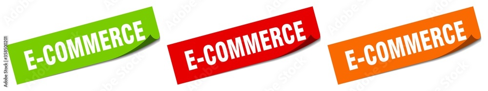 e-commerce sticker. e-commerce square isolated sign. e-commerce label e-commerce sticker. e-commerce square isolated sign. e-commerce label