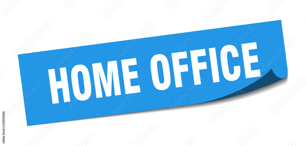 home office sticker. home office square isolated sign. home office label