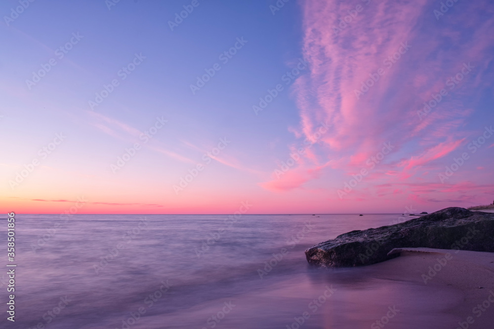 Obraz premium mystical landscape of the Baltic Sea. Estonia