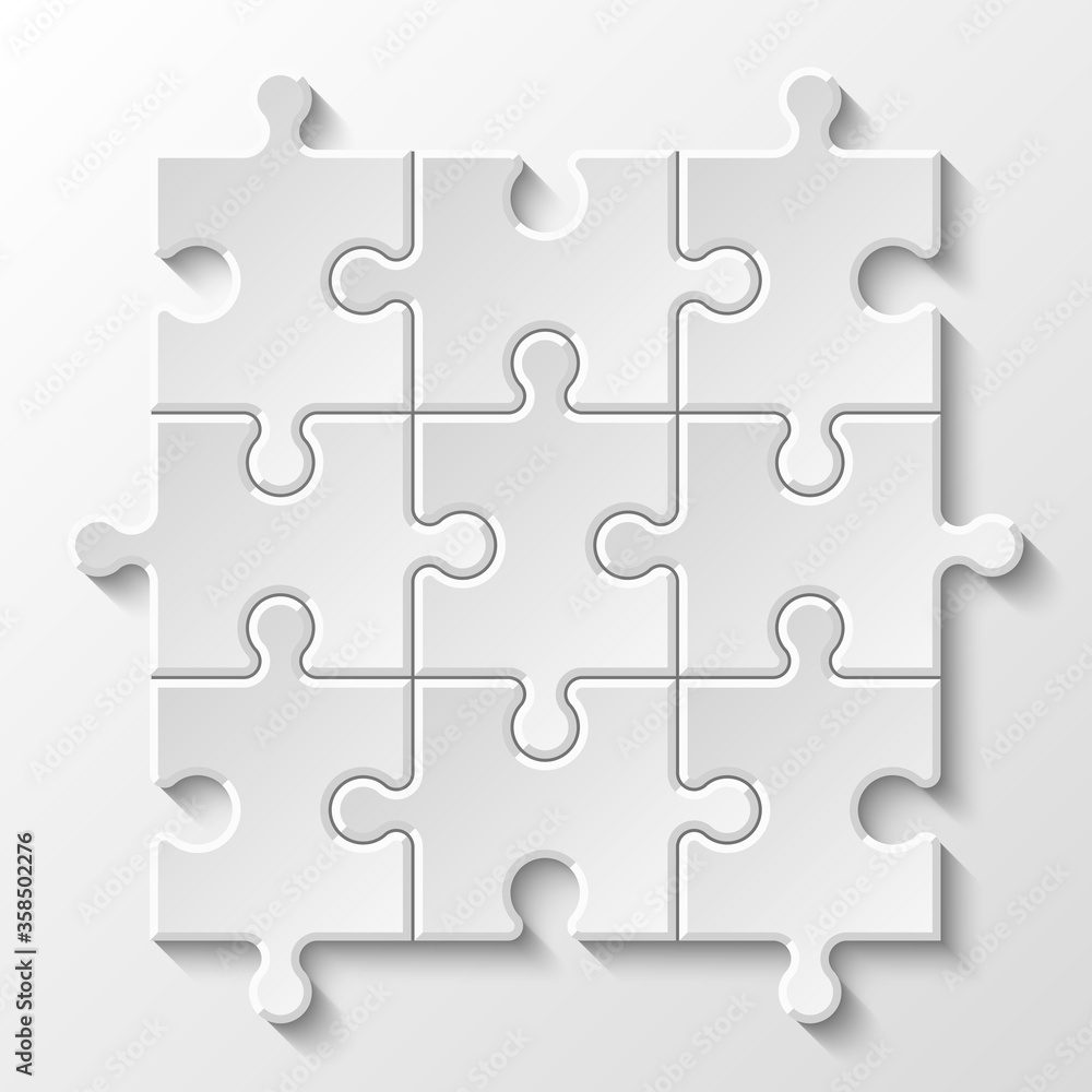 Puzzle piece business presentation. Circle infograph. Step process diagram. Section compare banner. Puzzle piece business presentation. Circle infograph. Step process diagram. Section compare banner.