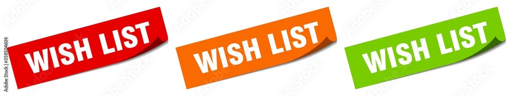 wish list sticker. wish list square isolated sign. wish list label wish list sticker. wish list square isolated sign. wish list label