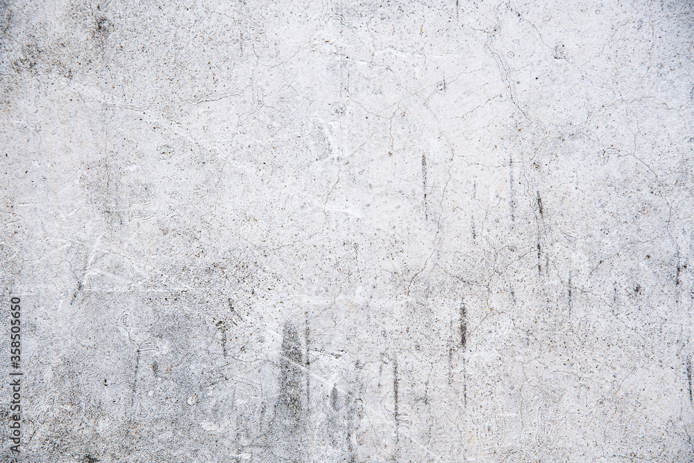 Fototapeta premium Mottled old white powder wall