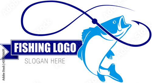 fishing vector logo,  sport icons
