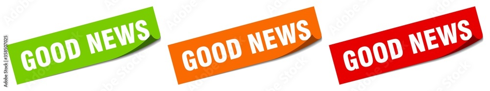 good news sticker. good news square isolated sign. good news label good news sticker. good news square isolated sign. good news label