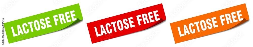 lactose free sticker. lactose free square isolated sign. lactose free label lactose free sticker. lactose free square isolated sign. lactose free label