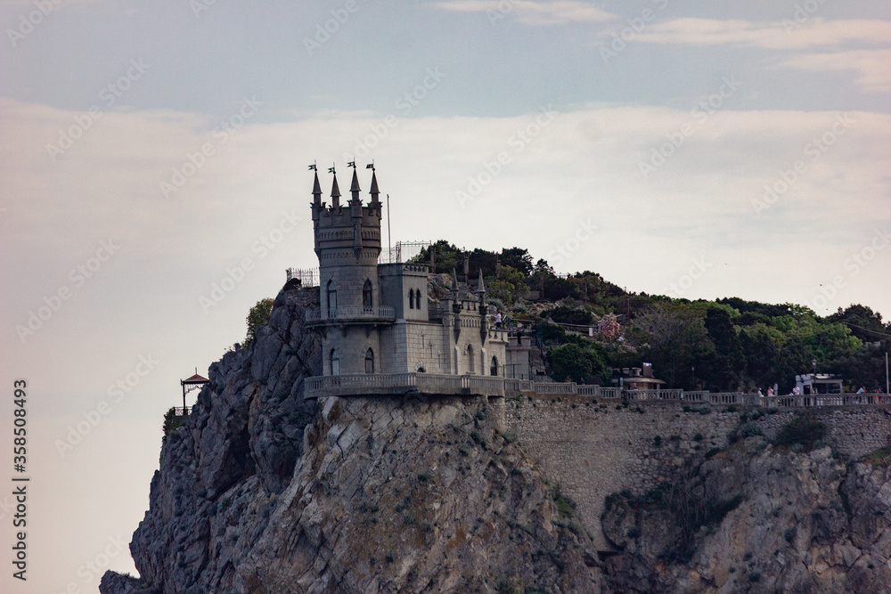 Crimea, Yalta. View of the castle 