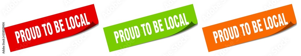proud to be local sticker. proud to be local square isolated sign. proud to be local label proud to be local sticker. proud to be local square isolated sign. proud to be local label